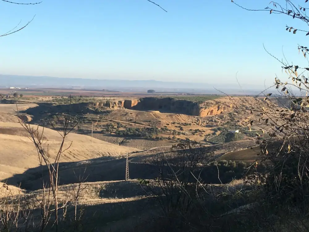 Vistas de la cantera romana