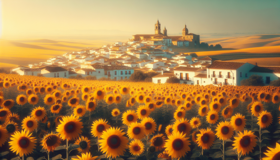 Los amarillos girasoles de Carmona que conquistan el mundo